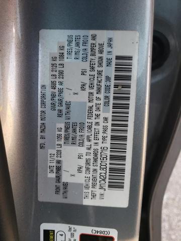 Photo 10 from auction – 2013 MAZDA 5 with VIN JM1CW2CL8D0150716