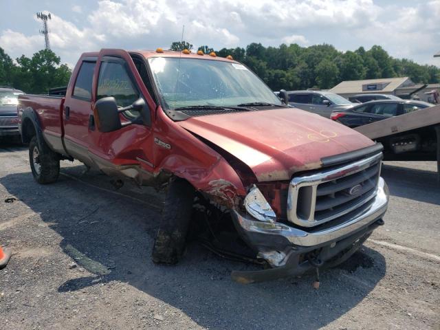 FORD F250 SUPER 2003 with VIN 1FTNW21P73EB82122 - Photo from auction