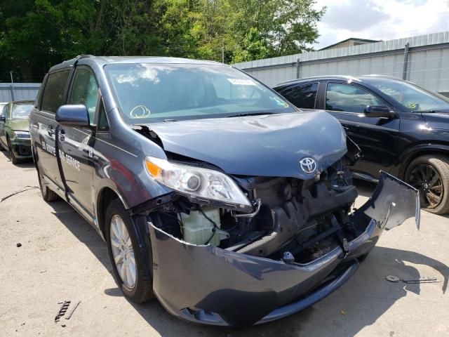 TOYOTA SIENNA XLE 2017 with VIN 5TDDZ3DC7HS182138 - Photo from auction