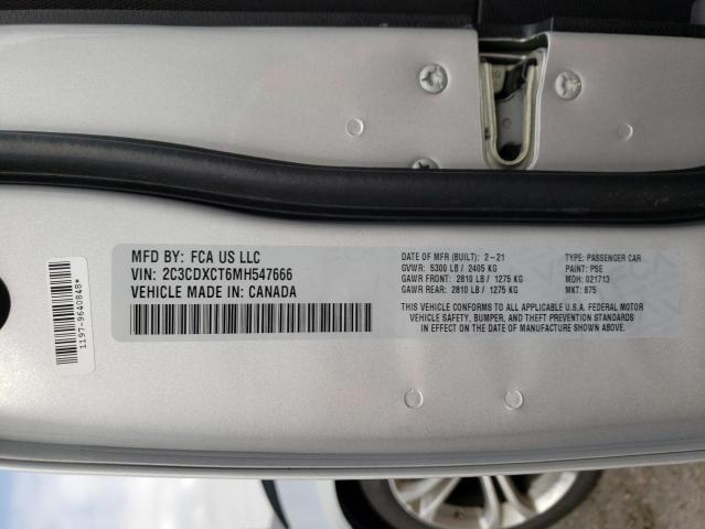 Photo 10 from auction – 2021 DODGE CHARGER R/ with VIN 2C3CDXCT6MH547666
