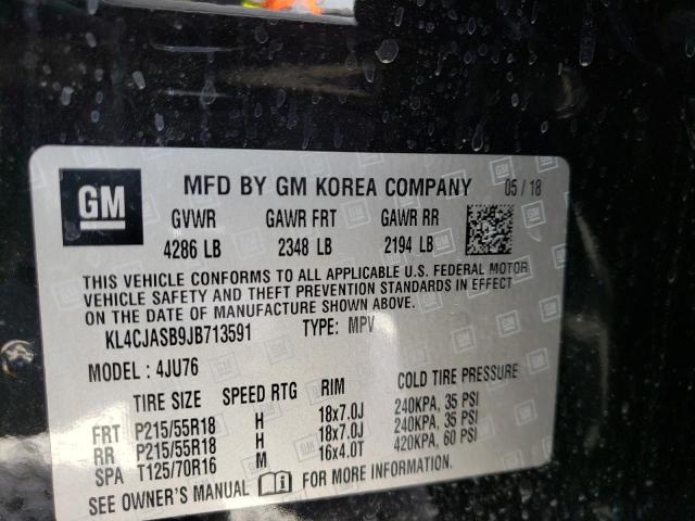 Photo 10 from auction – 2018 BUICK ENCORE PRE with VIN KL4CJASB9JB713591