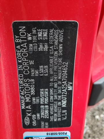 Zdjęcie 10 z aukcji – 2010 KIA SOUL z VIN KNDJT2A25A7094652