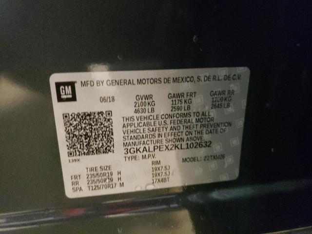 Photo 10 from auction – 2019 GMC TERRAIN SL with VIN 3GKALPEX2KL102632