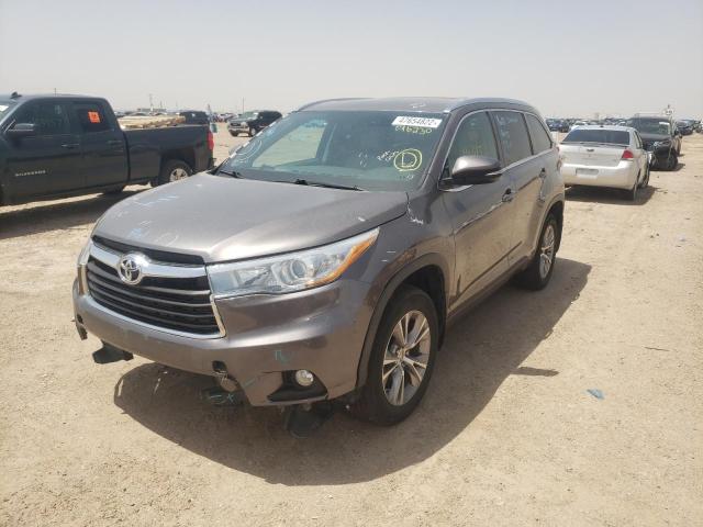 Photo 2 from auction – 2015 TOYOTA HIGHLANDER with VIN 5TDKKRFH8FS096230