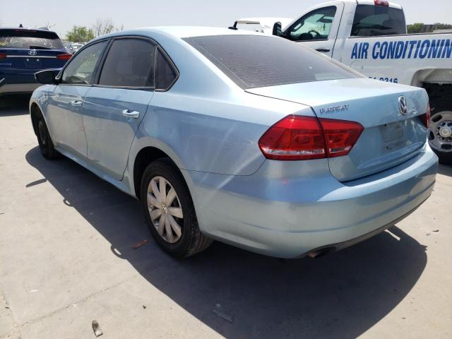 Photo 3 from auction – 2013 VOLKSWAGEN PASSAT S with VIN 1VWAP7A34DC110990