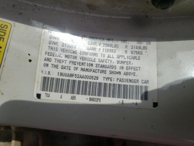 Photo 10 from auction – 2010 ACURA TL with VIN 19UUA8F52AA000529