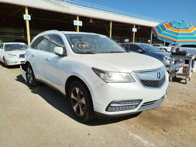 ACURA MDX 2014 with VIN 5FRYD4H25EB006906 - Photo from auction