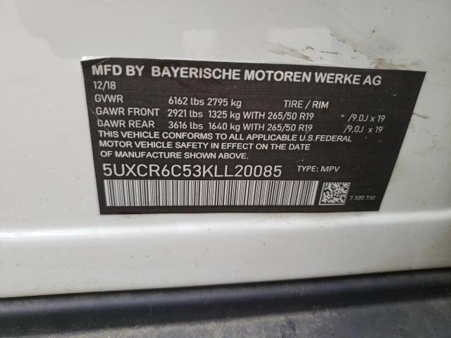 Photo 10 from auction – 2018 BMW X5 XDRIVE3 with VIN 5UXKR0C53J0X88472