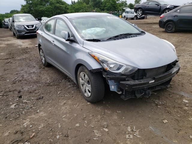 HYUNDAI ELANTRA SE 2016 with VIN 5NPDH4AE3GH687466 - Photo from auction