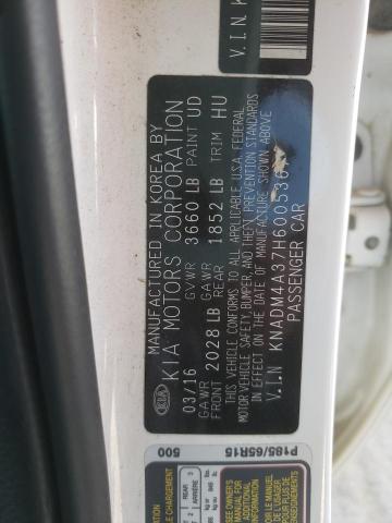 Photo 10 from auction – 2017 KIA RIO LX with VIN KNADM4A37H6005367