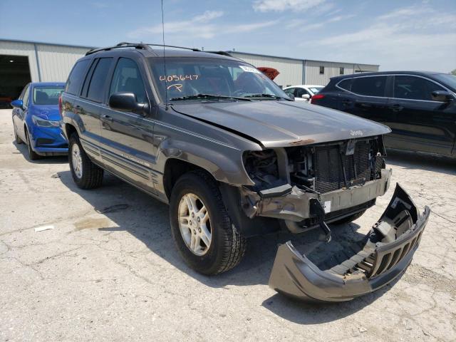 JEEP GRAND CHER 2000 with VIN 1J4GW58N4YC405647 - Photo from auction