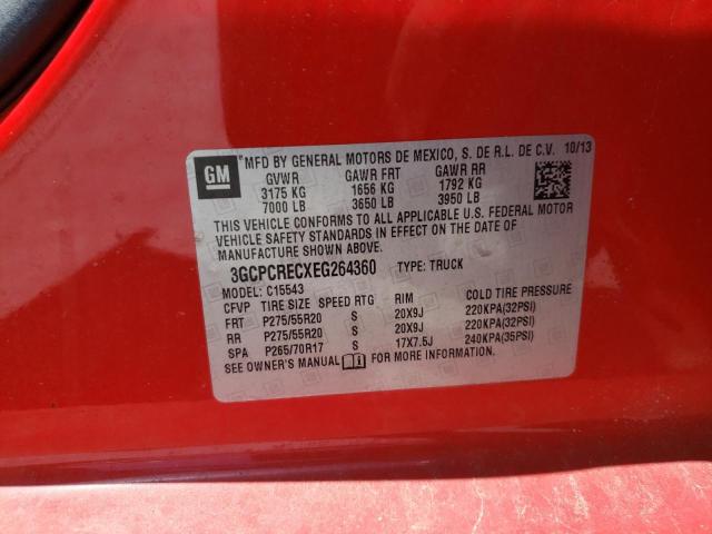 Photo 10 from auction – 2014 CHEVROLET SILVERADO with VIN 3GCPCRECXEG264360