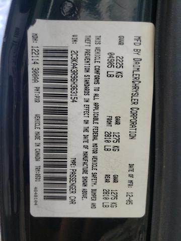 Photo 10 from auction – 2006 CHRYSLER 300 with VIN 2C3KA43R96H363154