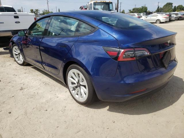 Photo 3 from auction – 2022 TESLA MODEL 3 with VIN 5YJ3E1EA6NF144070