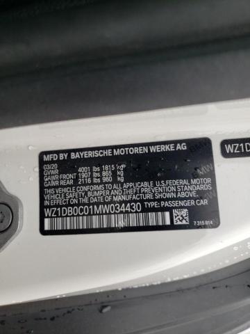 Photo 10 from auction – 2021 TOYOTA SUPRA BASE with VIN WZ1DB0C01MW034430