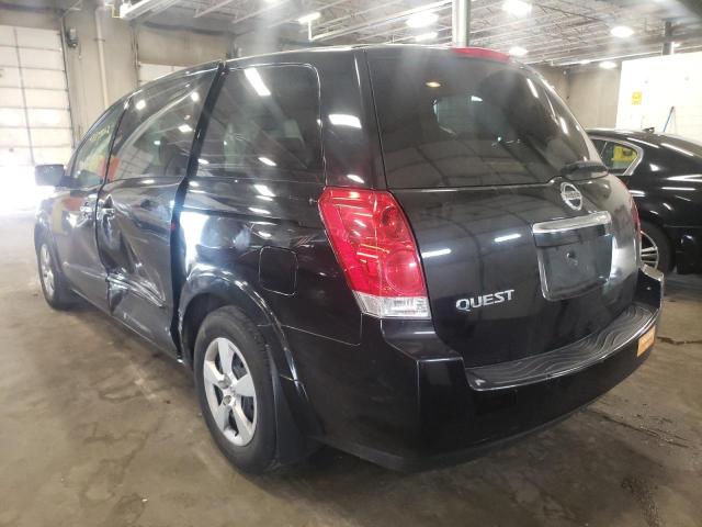 Photo 3 from auction – 2007 NISSAN QUEST S with VIN 5N1BV28U97N129473