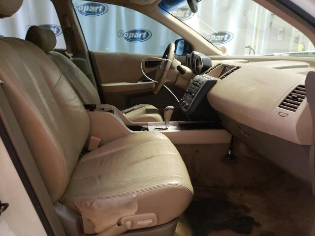 Photo 5 from auction – 2005 NISSAN MURANO SL with VIN JN8AZ08W85W400142