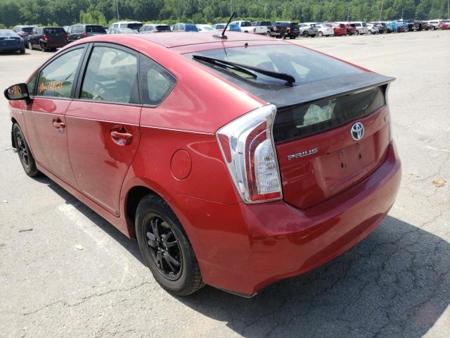 Photo 3 from auction – 2013 TOYOTA PRIUS with VIN JTDKN3DU6D0345905