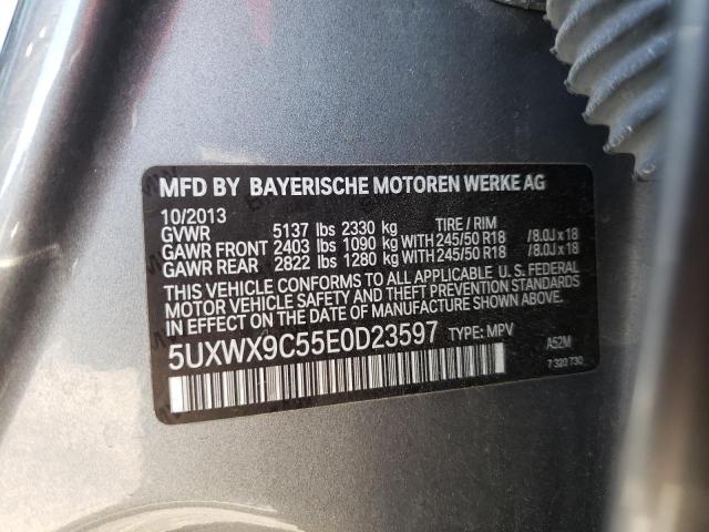 Photo 10 from auction – 2014 BMW X3 XDRIVE2 with VIN 5UXWX9C55E0D23597