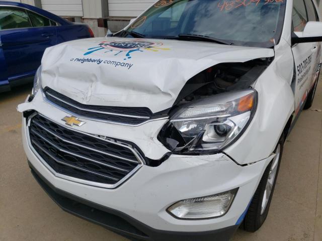 Photo 9 from auction – 2017 CHEVROLET EQUINOX LT with VIN 2GNALCEK1H1546501