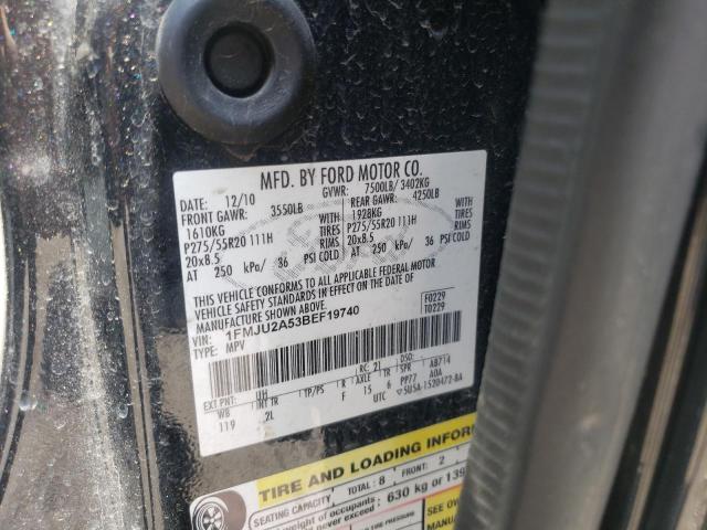 Photo 10 from auction – 2011 FORD EXPEDITION with VIN 1FMJU2A53BEF19740