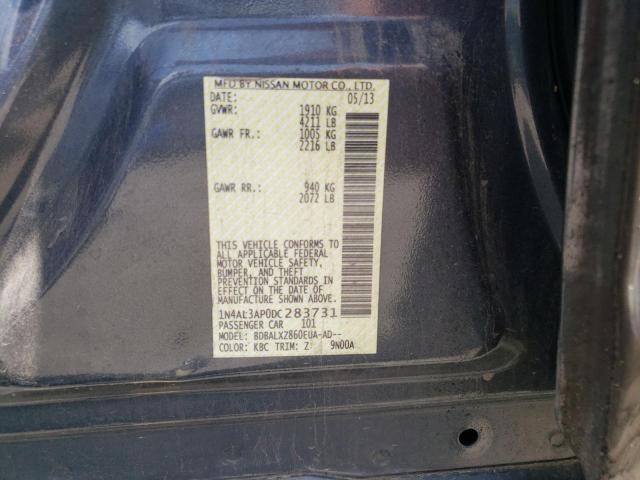 Photo 10 from auction – 2013 NISSAN ALTIMA 2.5 with VIN 1N4AL3AP0DC283731
