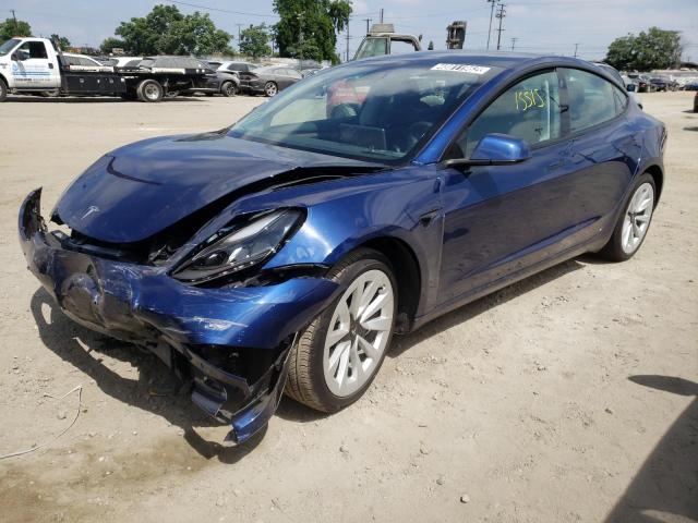 Photo 2 from auction – 2022 TESLA MODEL 3 with VIN 5YJ3E1EA6NF144070
