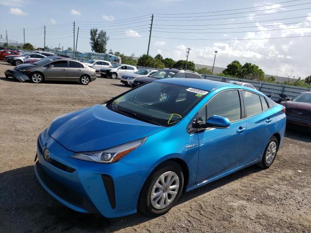 Photo 2 from auction – 2019 TOYOTA PRIUS with VIN JTDKARFU2K3072467
