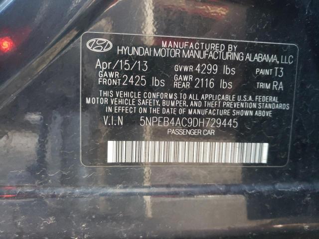 Photo 10 from auction – 2013 HYUNDAI SONATA GLS with VIN 5NPEB4AC9DH729445