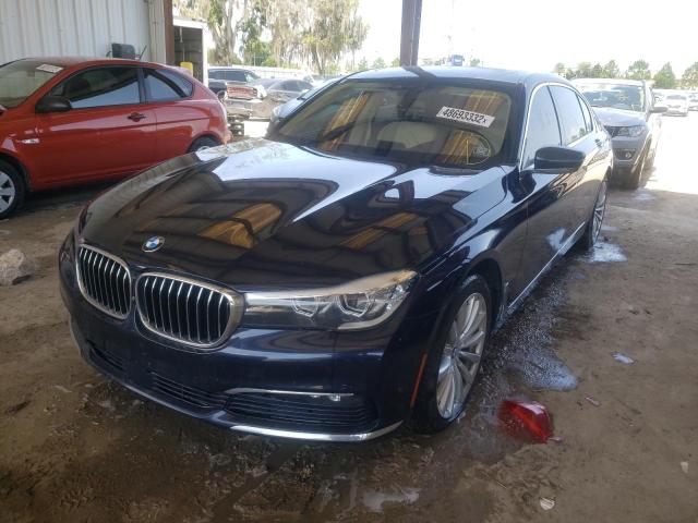 Photo 2 from auction – 2016 BMW 740 I with VIN WBA7E2C57GG503820
