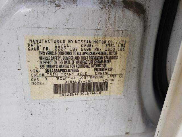 Photo 10 from auction – 2012 NISSAN SENTRA 2.0 with VIN 3N1AB6AP0CL676665