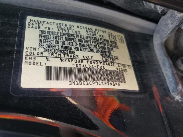 Photo 10 from auction – 2012 NISSAN VERSA S with VIN 3N1BC1CP9CK274845
