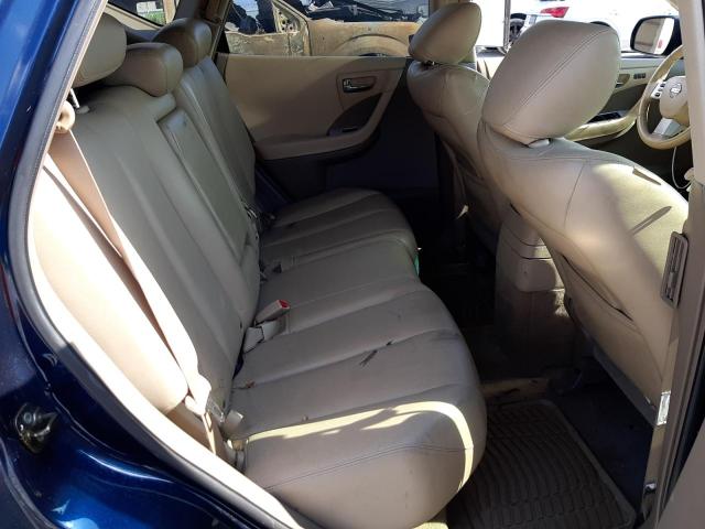 Photo 6 from auction – 2006 NISSAN MURANO SL with VIN JN8AZ08T76W410197