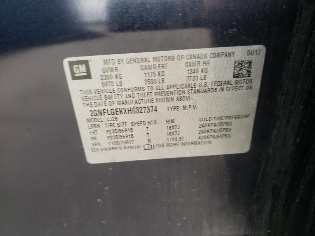 Photo 10 from auction – 2017 CHEVROLET EQUINOX PR with VIN 2GNFLGEKXH6327374