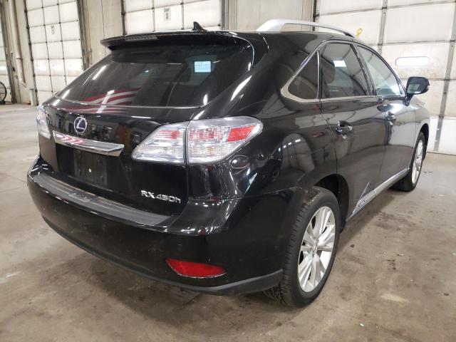 Photo 4 from auction – 2011 LEXUS RX 450 with VIN JTJBC1BA7B2040916