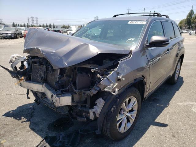 Photo 2 from auction – 2016 TOYOTA HIGHLANDER with VIN 5TDZKRFH3GS179483