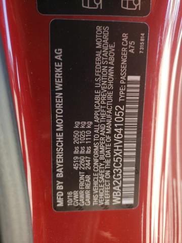 Photo 10 from auction – 2017 BMW M240XI with VIN WBA2G3C5XHV641052