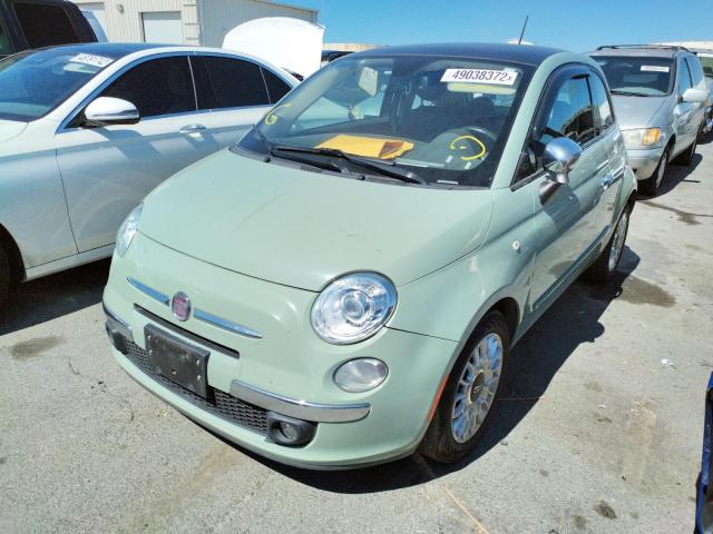 Photo 2 from auction – 2012 FIAT 500 LOUNGE with VIN 3C3CFFCR8CT213282