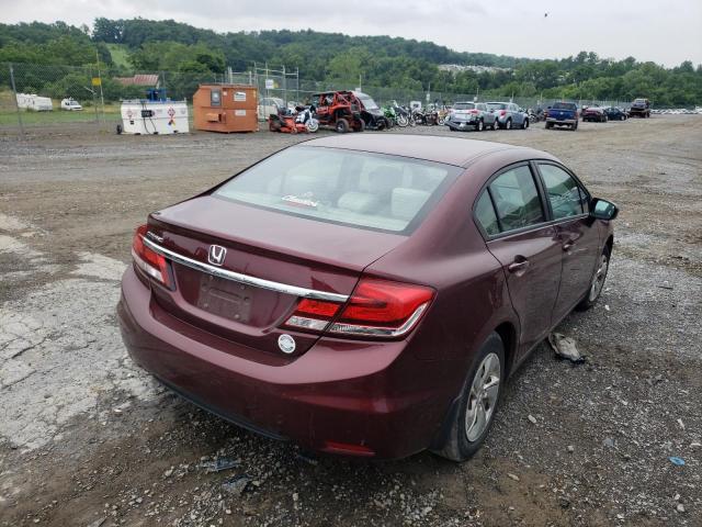 Photo 4 from auction – 2014 HONDA CIVIC LX with VIN 2HGFB2F57EH516265