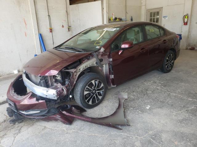 Photo 2 from auction – 2013 HONDA CIVIC EX with VIN 19XFB2F86DE261854