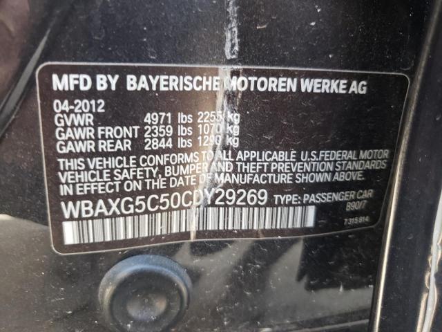 Photo 10 from auction – 2012 BMW 528 I with VIN WBAXG5C50CDY29269