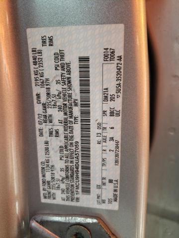 Photo 10 from auction – 2013 FORD ESCAPE SEL with VIN 1FMCU9H94DUA57059