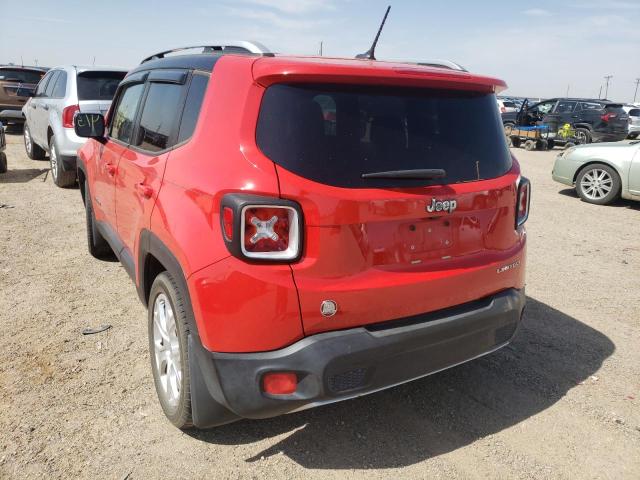 Photo 3 from auction – 2016 JEEP RENEGADE L with VIN ZACCJADT4GPD15568