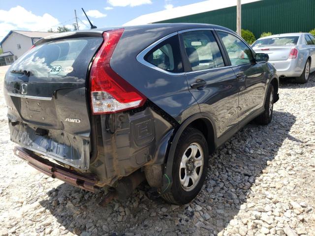 Photo 4 from auction – 2014 HONDA CR-V LX with VIN 5J6RM4H31EL033459