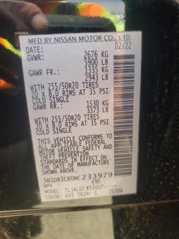 Photo 10 from auction – 2022 NISSAN PATHFINDER with VIN 5N1DR3CB0NC233979