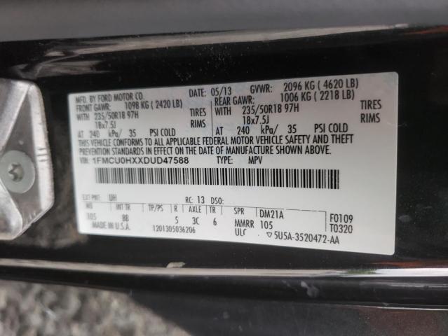 Photo 10 from auction – 2013 FORD ESCAPE SEL with VIN 1FMCU0HXXDUD47588