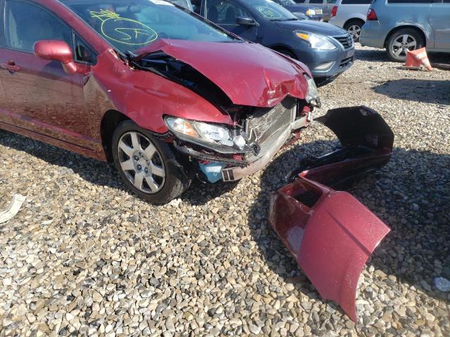 Photo 9 from auction – 2009 HONDA CIVIC LX with VIN 2HGFA16599H534673