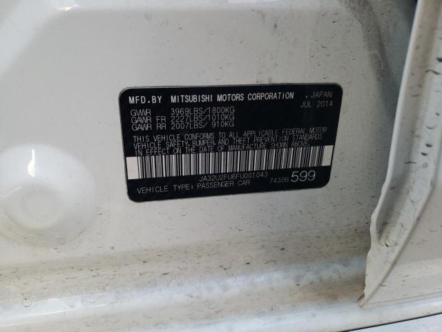 Photo 10 from auction – 2015 MITSUBISHI LANCER ES with VIN JA32U2FU6FU001043