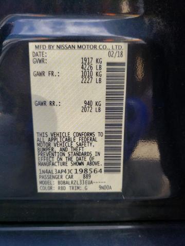 Photo 10 from auction – 2018 NISSAN ALTIMA 2.5 with VIN 1N4AL3AP4JC198564