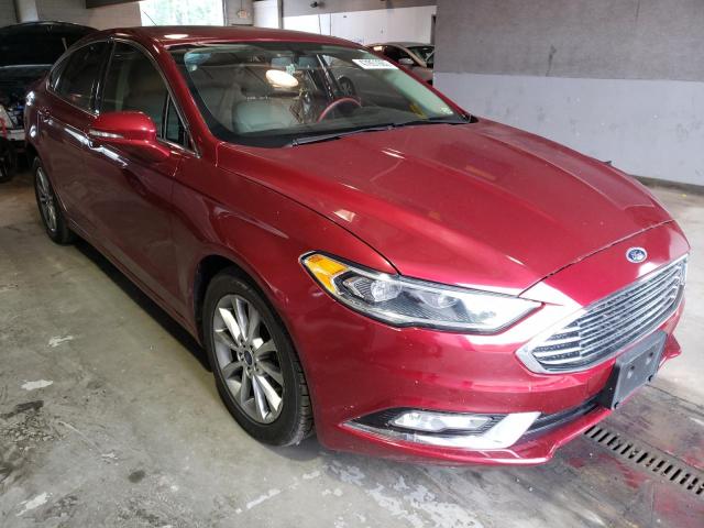 FORD FUSION SE 2017 with VIN 3FA6P0HD2HR174246 - Photo from auction